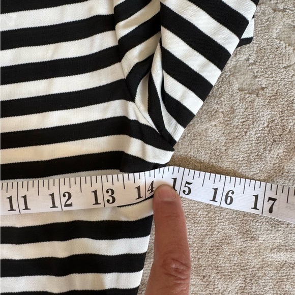 Diane Von Furstenberg Wrap Dress New Julian 2 Striped black & White size 2 - Picture 8 of 13
